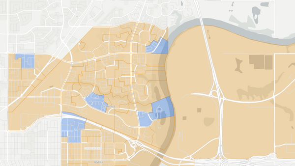 2019 Edmonton-Beverly-Clareview poll map