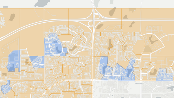 2019 Edmonton-Castle Downs poll map