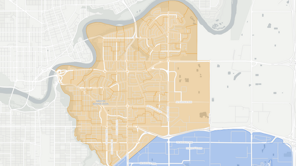2019 Edmonton-Gold Bar poll map
