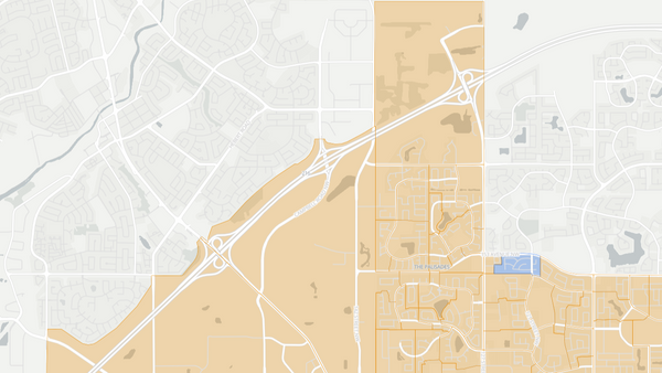 2019 Edmonton-North West poll map