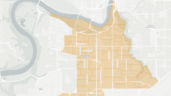 2019 Edmonton-Strathcona poll map