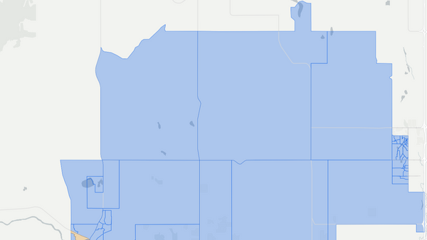2019 Airdrie-Cochrane poll map