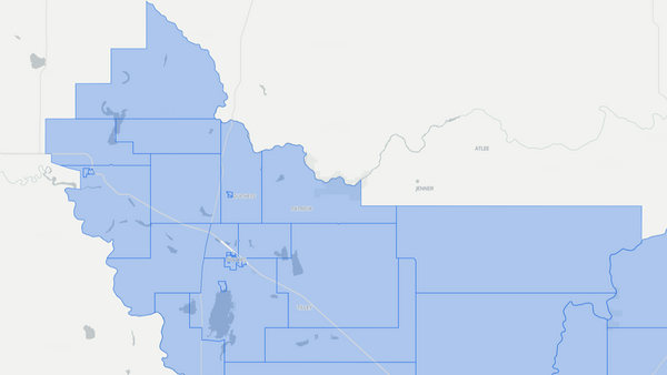 2019 Brooks-Medicine Hat poll map