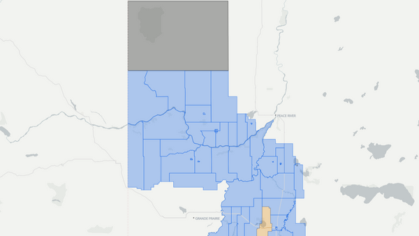 2019 Central Peace-Notley poll map