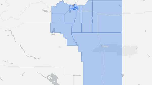 2019 Cypress-Medicine Hat poll map