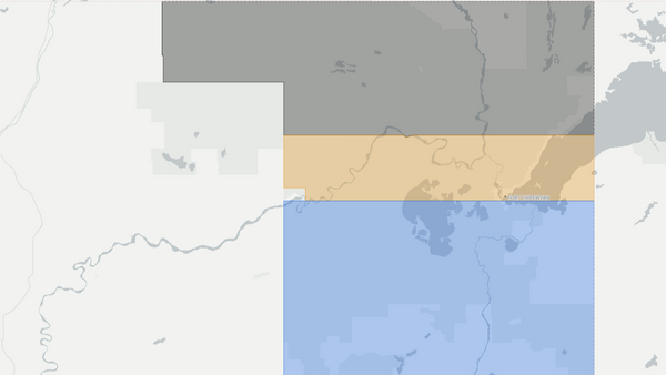 2019 Fort McMurray-Wood Buffalo poll map