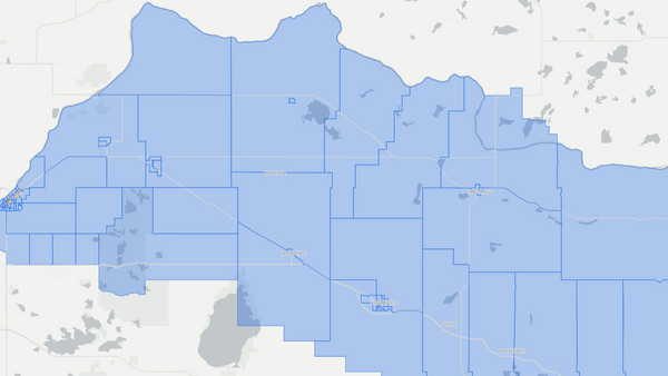 2019 Fort Saskatchewan-Vegreville poll map
