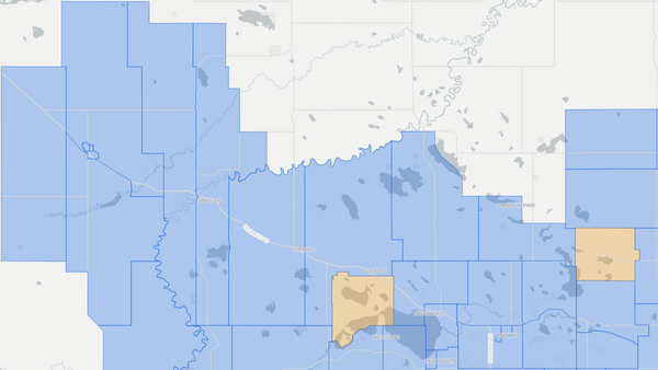 2019 Lac Ste. Anne-Parkland poll map