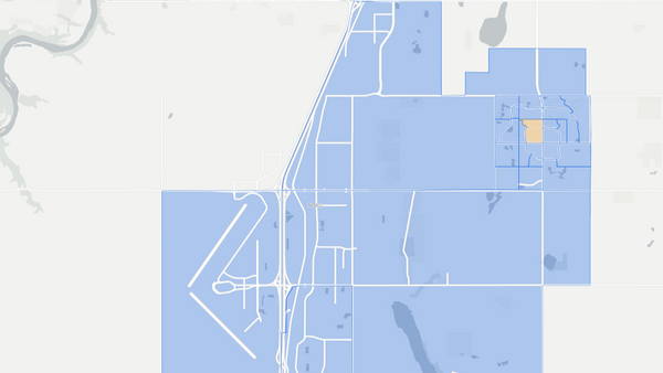 2019 Leduc-Beaumont poll map