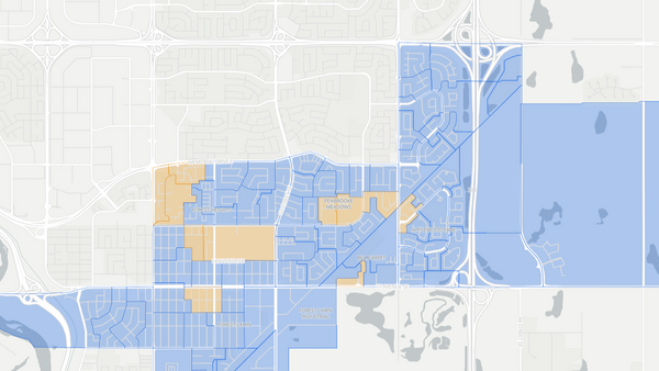 2019 Calgary-East poll map