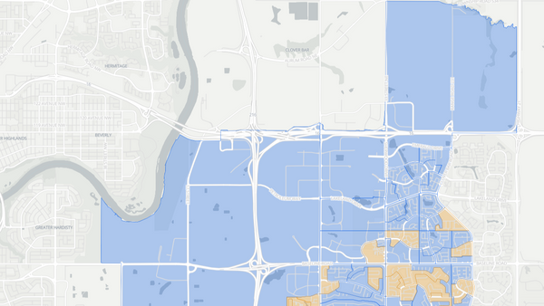 2019 Sherwood Park poll map