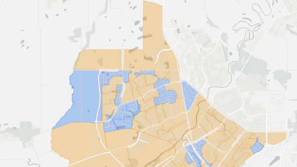 2019 St. Albert poll map