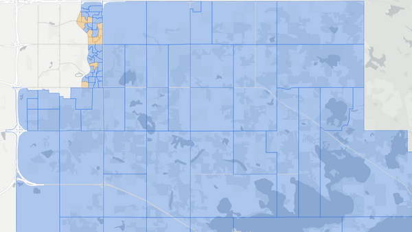 2019 Strathcona-Sherwood Park poll map
