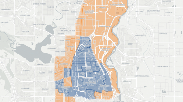 2023 Calgary-Acadia poll map