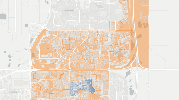 2023 Calgary-Falconridge poll map