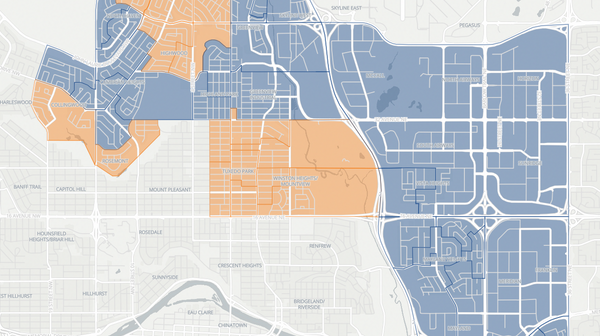 2023 Calgary-Klein poll map