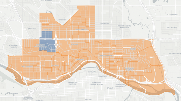 2023 Calgary-Mountain View poll map