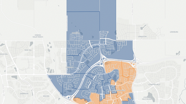 2023 Calgary-North poll map