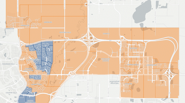 2023 Calgary-North East poll map