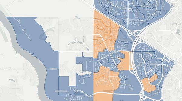 2023 Calgary-North West poll map