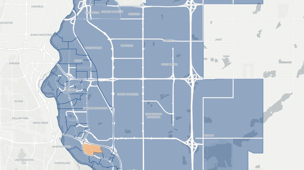 2023 Calgary-Peigan poll map