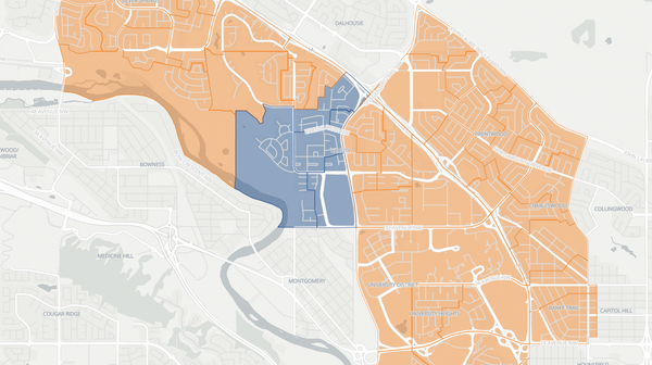2023 Calgary-Varsity poll map