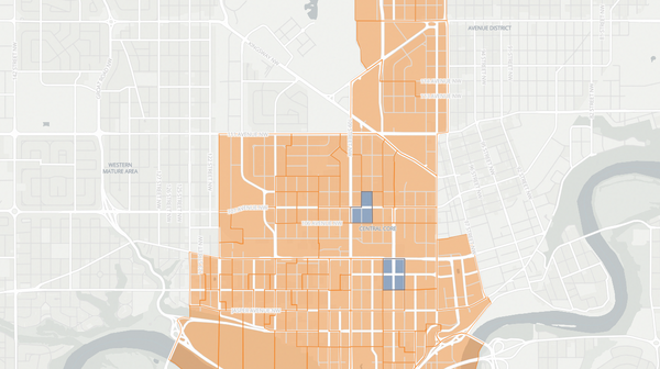 2023 Edmonton-City Centre poll map