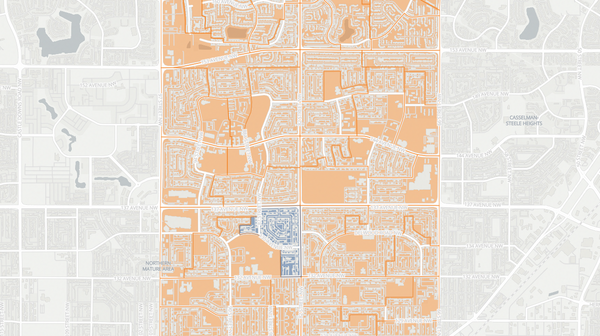 2023 Edmonton-Decore poll map