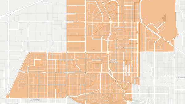 2023 Edmonton-Glenora poll map