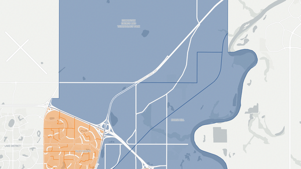 2023 Edmonton-Manning poll map