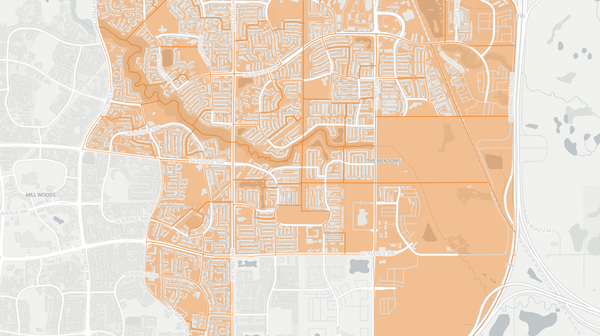 2023 Edmonton-Meadows poll map