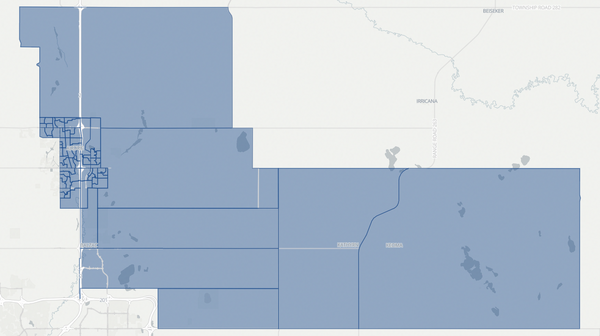 2023 Airdrie-East poll map