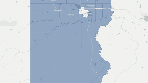 2023 Grande Prairie-Wapiti poll map