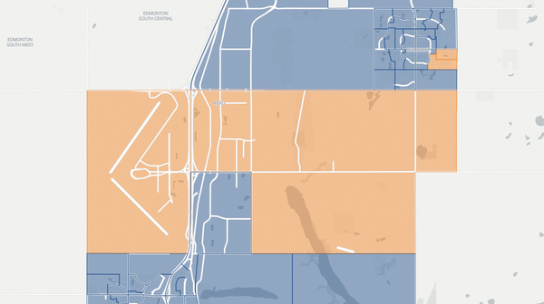 2023 Leduc-Beaumont poll map