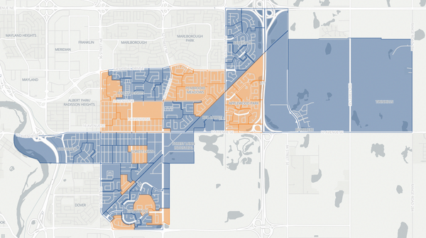 2023 Calgary-East poll map