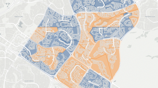 2023 Calgary-Edgemont poll map