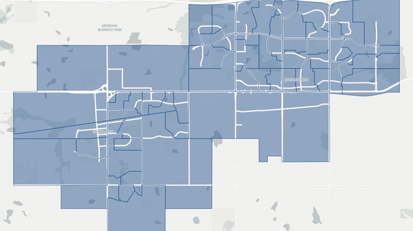 2023 Spruce Grove-Stony Plain poll map