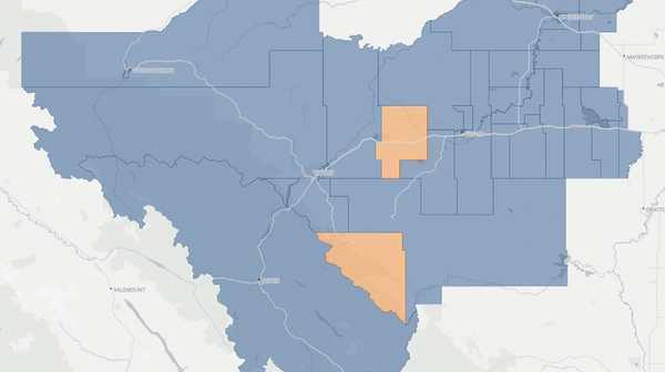 2023 West Yellowhead poll map