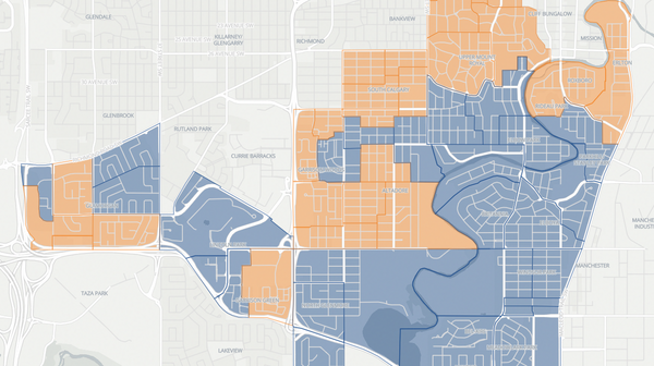 2023 Calgary-Elbow poll map