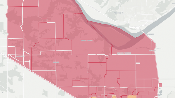 2017 Abbotsford West poll map