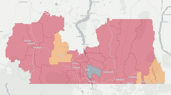 2017 Boundary-Similkameen poll map