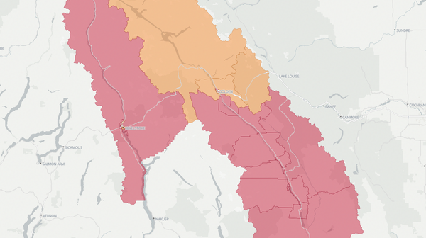 2017 Columbia River-Revelstoke poll map