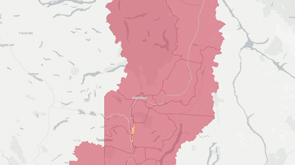 2017 Kamloops-North Thompson poll map