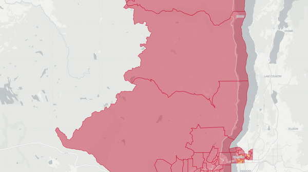 2017 Kelowna West poll map