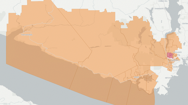 2017 Langford-Juan de Fuca poll map