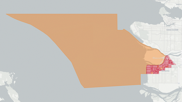 2017 Richmond North Centre poll map