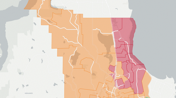 2017 Saanich South poll map