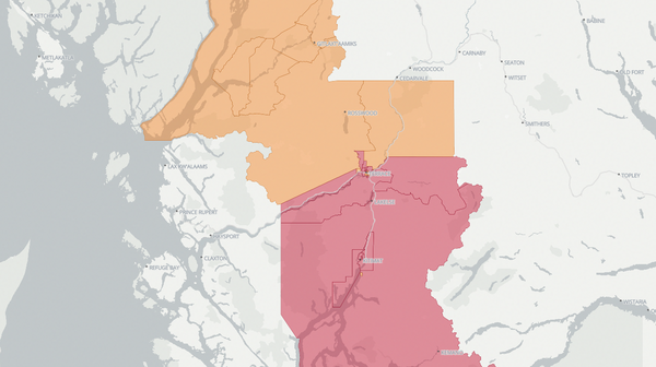 2017 Skeena poll map
