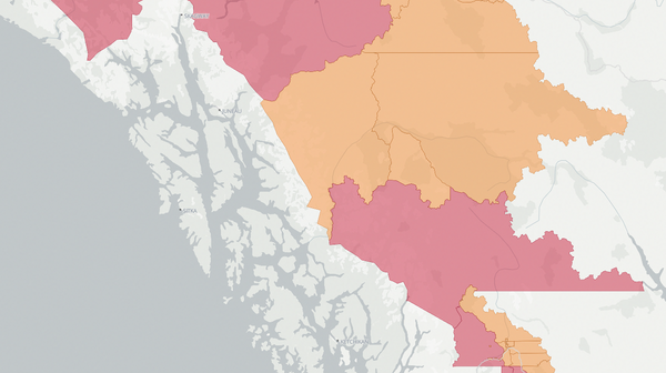 2017 Stikine poll map