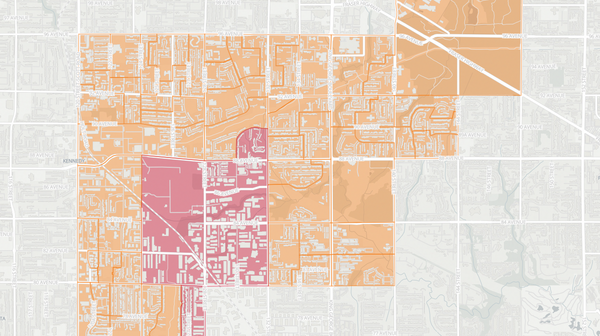 2017 Surrey-Green Timbers poll map